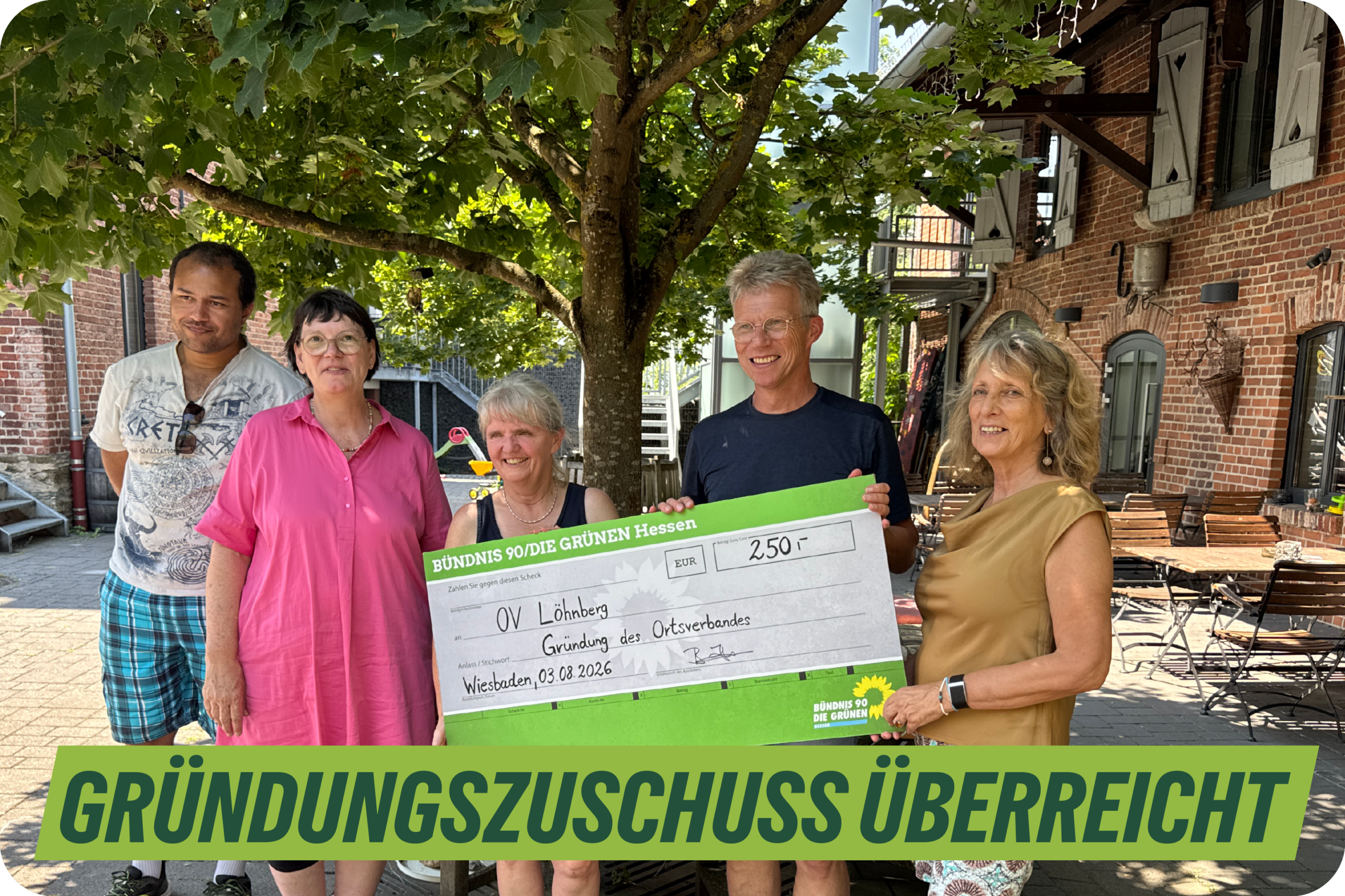 Gründungszuschuss des Landesverbandes